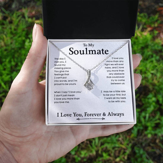 To My Soulmate | I Love You, Forever & Always - Alluring Beauty necklace